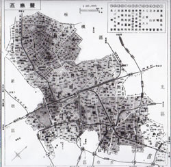 昭和24年の豊島区の地図